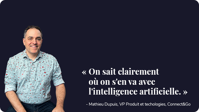 Mathieu Dupuis voit clair avec l'intelligence artificielle